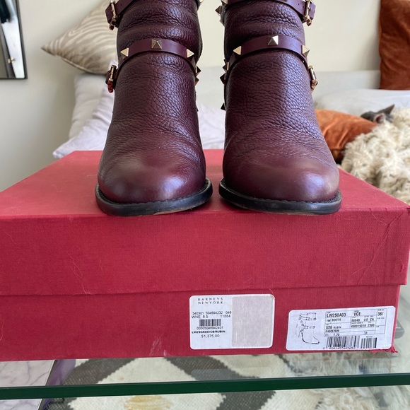 Valentino Rockstud Booties - Picture 2 of 8